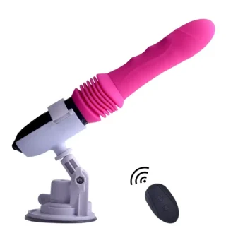 Telescopic Dildo Vibrator Automatic Up Down Massager G Spot